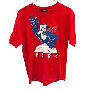 The Hundreds Mens Red Bombs Away Graphic T-Shirt Eagle Streetwear Size Medium